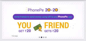 Phonepe UPI App Refer & Earn