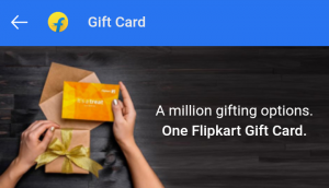 Flipkart Giftcard Offer